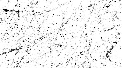 Obraz premium Scratched Grunge Urban Background Texture Vector. Dust Overlay Distress Grainy Grungy Effect. Grunge overlay layer. Abstract black and white vector background.