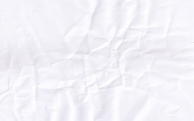 White crinkled paper texture background and Glued paper wrinkled effect. White crumpled recycled paper texture background for business communication and education concept design.