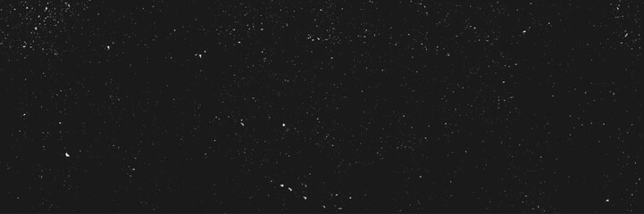 Falling Snow down On The Black Background. Best photo of real falling medium sized snowflakes out of focus on black background for overlay blending mode. Vector