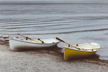 boat on the lake