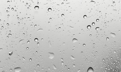 rain drops on window, Generative AI	