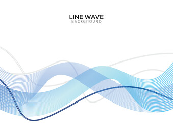 minimal and abstract curvy line motion backdrop design
