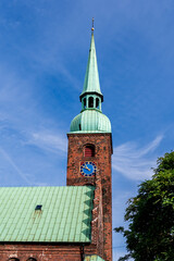 Obraz premium Aarhus, Denmark: Church of Our Lady (Aarhus) (Danish: Vor Frue Kirke), originally known as St. Nicholas' Church