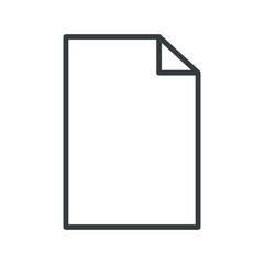 Paper icon vector on trendy design