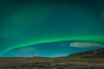 Stunning Icelandic Arco Aurora Borealis