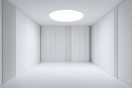 empty room with ceiling and empty space.empty room with ceiling and empty space.empty white interior with white walls and floor