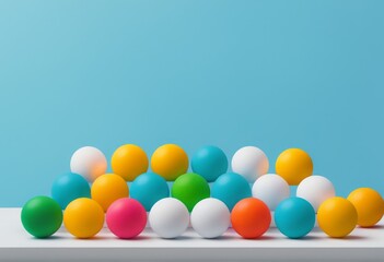 colorful eggs with a row of easter eggs. easter holiday concept colorful eggs with a row of easter eggs. easter holiday concepts easter eggs on blue background. easter concept with copy space.