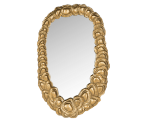 Image of Classic Vintage Sunburst Circle Mirror