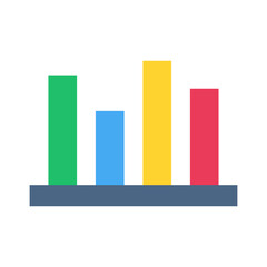 Graph Growth icon illustration.