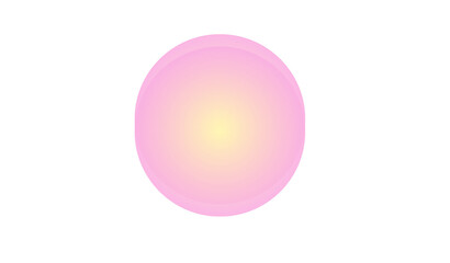 pink circle isolated on white