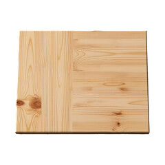 Wooden surface isolated on white transparent background. Created with generative AI