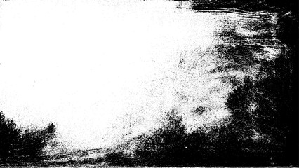 Horizontal Distress Overlay Texture. Overlay textures set stamp with grunge effect. Old damage Dirty grainy and scratches. Grunge frame abstract texture. Grunge frame - Creative background.