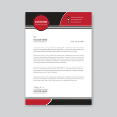 Vector modern business and corporate letterhead template