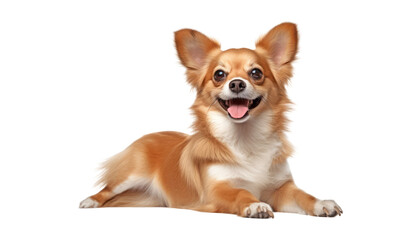 Obraz premium sitting border collie puppy isolated on transparent background cutout