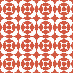 Red abstract geometric seamless pattern