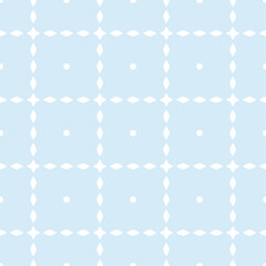 white stitch pattern with blue background