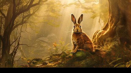 rabbit in the forest © bmf-foto.de