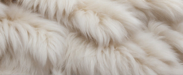 white wool fur