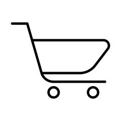 online shopping cart design icon