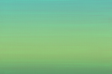 Abstract green background. gradient blue, green yellow, grunge background or paper texture. The background is painted with a brush on paper and acrylic paint.