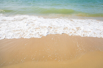 Natural beaches at Pattaya in Thailand