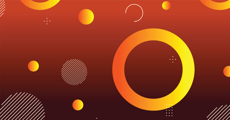 Abstract minimal gradient geometric circle background
