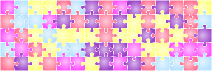 Jigsaw puzzle pieces abstract background design
