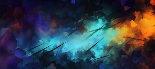 collapse abstract image background, Generative AI