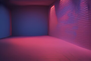 empty dark abstract room interior. interior background. night light of the night illuminated. 3d...