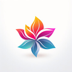 Playful and Vibrant Cartoon-Style Magnificent Flower Logo