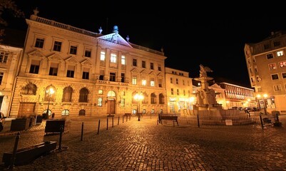 Szczecin, Plac Orła Białego. - obrazy, fototapety, plakaty