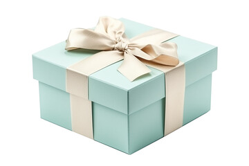Obraz premium Gift box with ribbon elegant on a transparent background