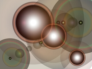 abstract background with circles