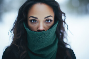 Fototapeta premium stock photo, a woman in 90's clothing