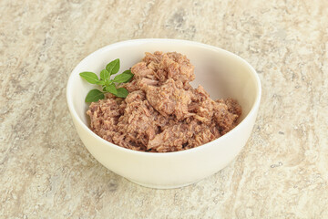 Canned tuna fish for salad