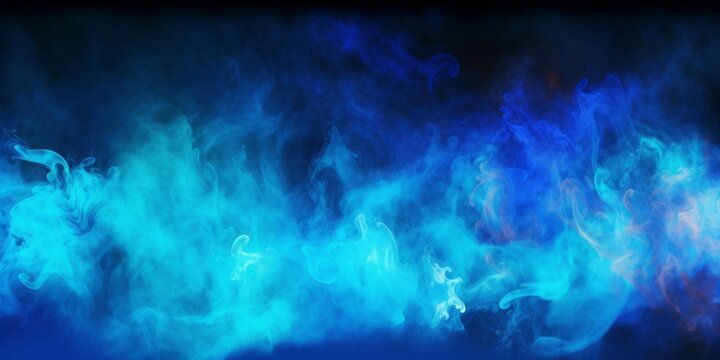 Abstract background inspired by blue flame, Abstract, Illustration, Generative AI