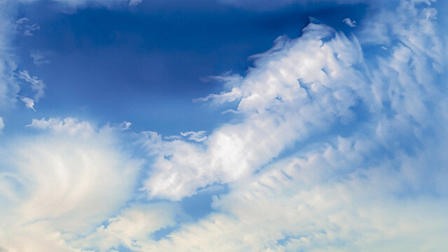 clouds background by Generative AI © ali