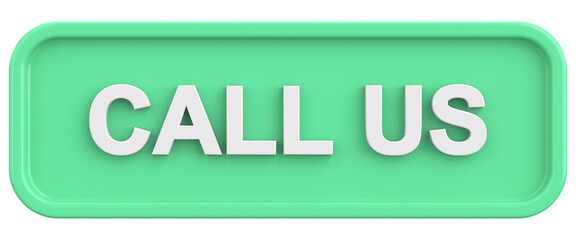 Call us button. 3D illustration.