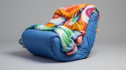 Seat for patients with autism, warm, soft and wrapped