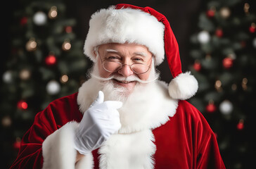 Smiling Santa Claus by Generative AI