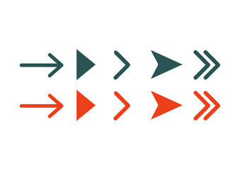 vector arrow sign web icon design