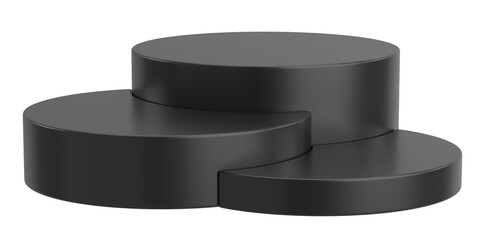 Product display. Product podium. 3D illustration.