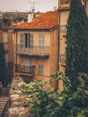 View on the Cannes City houses, Cote d'Azur, France