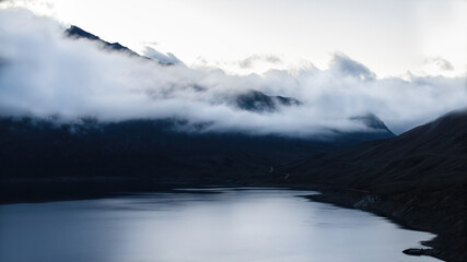 Blue Hour At Lac Du Mont Cenis