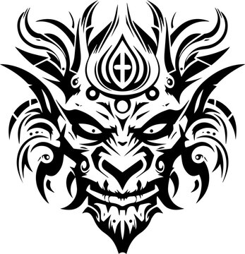 Dungeons and Dragons Goblin Icon - Fantasy, Adventure, Exciting, Mystical - Generative AI Art Image - SVG