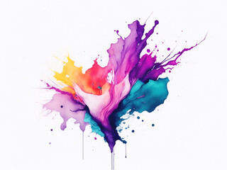 Watercolor splash effect