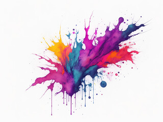 Watercolor splash effect - Powered by Adobe