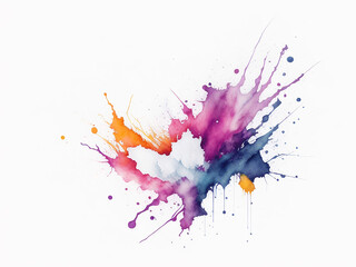 Watercolor splash effect