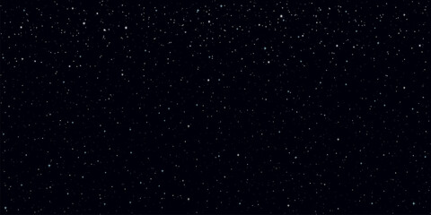 Starry space background in the night, space universe, starry night sky - stock vector