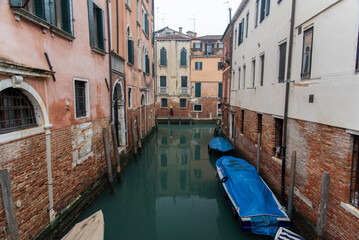Fototapeta na wymiar Amazing view on the beautiful Venice, Italy.